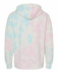 independent trading co. prm4500td unisex midweight tie-dyed hooded sweatshirt Back Thumbnail