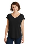 District DM416 Women's Drapey Cross-Back Tee Front Thumbnail