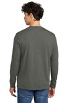 District DT109 Perfect Blend ® CVC Long Sleeve Tee Back Thumbnail