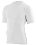augusta sportswear ag2600 adult hyperform compression short-sleeve shirt Front Thumbnail