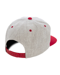 Yupoong 6089MT Adult 6-Panel Structured Flat Visor Classic Two-Tone Snapback Back Thumbnail