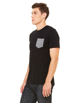 Bella + Canvas 3021 Men's Jersey Short Sleeve Pocket Tee Side Thumbnail