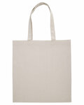 oad oad113r midweight recycled cotton canvas tote bag Front Thumbnail