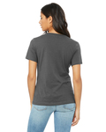 Bella + Canvas 6405 Ladies' Relaxed Jersey V-Neck T-Shirt Back Thumbnail
