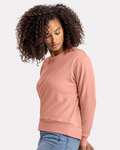 next level 9084 ladies' laguna sueded sweatshirt Side Thumbnail