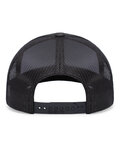 pacific headwear 210c melange heather low-profile trucker Back Thumbnail