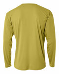 A4 N3165 Men's Cooling Performance Long Sleeve T-Shirt Back Thumbnail