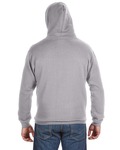 J America JA8815 Adult Tailgate Fleece Pullover Hooded Sweatshirt Back Thumbnail