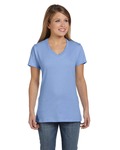Hanes S04V Ladies' Perfect-T V-Neck T-Shirt Front Thumbnail