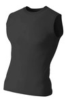 A4 N2306 Men's Compression Muscle Shirt Front Thumbnail