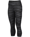 augusta sportswear ag2628 ladies' hyperform compression capri pant Front Thumbnail