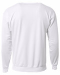 A4 N4275 Men's Sprint Tech Fleece Crewneck Sweatshirt Back Thumbnail