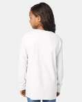 comfortwash by hanes cwbhgdh275 garment dyed youth long sleeve t-shirt Back Thumbnail