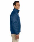 harriton m797 men's essential polyfill jacket Side Thumbnail