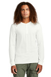District DT145 Perfect Tri ® Long Sleeve Henley Front Thumbnail