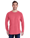 comfort colors c1536 adult french terry crew with pocket Front Thumbnail