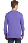 port & company pc099lsp beach wash ™ garment-dyed long sleeve pocket tee Back Thumbnail