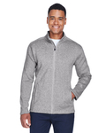 Devon & Jones DG793 Men's Bristol Full-Zip Sweater Fleece Jacket Back Thumbnail