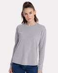 next level 3911nl ladies' relaxed long sleeve t-shirt Front Thumbnail