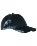 dri duck di3319 brushed cotton twill grizzly bear cap Front Thumbnail