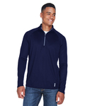 North End 88187 Men's Radar Quarter-Zip Performance Long-Sleeve Top Front Thumbnail