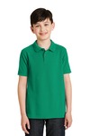 port authority y500 youth silk touch™ polo Front Thumbnail