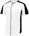 augusta sportswear 1656 youth full-button baseball jersey Front Thumbnail