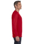 hanes 5586 authentic-t ® 100% cotton long sleeve t-shirt Side Thumbnail
