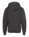 Independent Trading Co. SS4001YZ Youth Midweight Full-Zip Hooded Sweatshirt Back Thumbnail