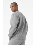 Bella + Canvas 4711 Unisex 10oz Crewneck Sweatshirt Back Thumbnail