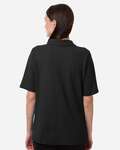 Harriton M105W Women's Maverick CVC Pique Polo Back Thumbnail