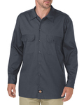 dickies wl675 men's flex relaxed fit long-sleeve twill work shirt Front Thumbnail