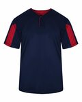 Alleson Athletic 7976 Striker Placket Front Thumbnail