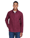 team 365 tt90 men's campus microfleece jacket Front Thumbnail