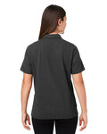 devon & jones dg101w crownlux performance® ladies' geo polo Back Thumbnail