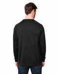 core365 ce800 unisex fusion chromasoft™ fleece crew pullover Back Thumbnail