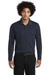 sport-tek st640ls posicharge ® racermesh ® long sleeve polo Front Thumbnail