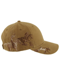 dri duck di3263 brushed cotton twill team roping cap Front Thumbnail