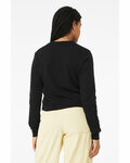 bella + canvas 7511 ladies' classic pullover crewneck Back Thumbnail