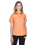 Harriton M560W Ladies' Barbados Textured Camp Shirt Side Thumbnail