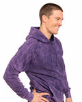 Lane Seven LST004 Unisex Vintage Raglan Hooded Sweatshirt Side Thumbnail