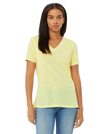 Bella + Canvas 6415 Ladies' Relaxed Triblend V-Neck T-Shirt Front Thumbnail