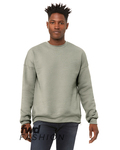 bella + canvas 3946 unisex crew neck sweatshirt with side zippers Front Thumbnail