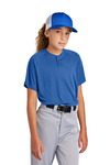 sport-tek yst359 youth posicharge ® competitor ™ 2-button henley Front Thumbnail