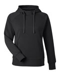 j america 8753ja ladies' apex fleece hooded sweatshirt Front Thumbnail