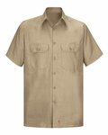 Red Kap SY60 Short Sleeve Solid Ripstop Shirt Front Thumbnail