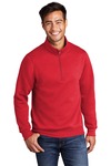 Port & Company PC78Q Core Fleece 1/4-Zip Pullover Sweatshirt Front Thumbnail