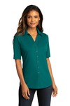 port authority lk682 ladies city stretch top Front Thumbnail
