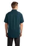 Port Authority S648 Stain-Release Short Sleeve Twill Shirt Back Thumbnail