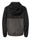 independent trading co. exp24ywz youth lightweight windbreaker full-zip jacket Back Thumbnail